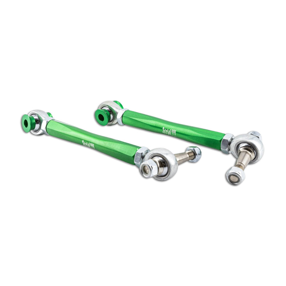 SERIALNINE Querlenker Spurstangen passend für Toyota Cressida / Chaser / Mark II / Cresta MX83 / GX81 JZX81 Hinterachse einstellbar Uniball (Aluminium)