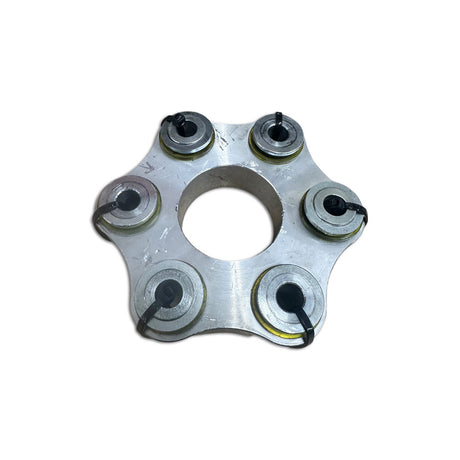 SILVERPROJECT Hardyscheibe Flex Disc LK105 M12 passend für BMW (Aluminium/PU 95 ShA) - Einbauspuren (2. Wahl)