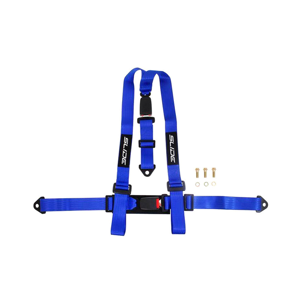 SLIDE 3-Punkt Sicherheitsgurt 2" blau (E4)