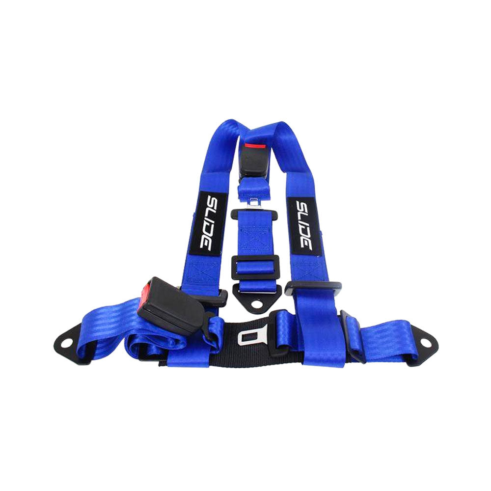 SLIDE 3-Punkt Sicherheitsgurt 2" blau (E4)