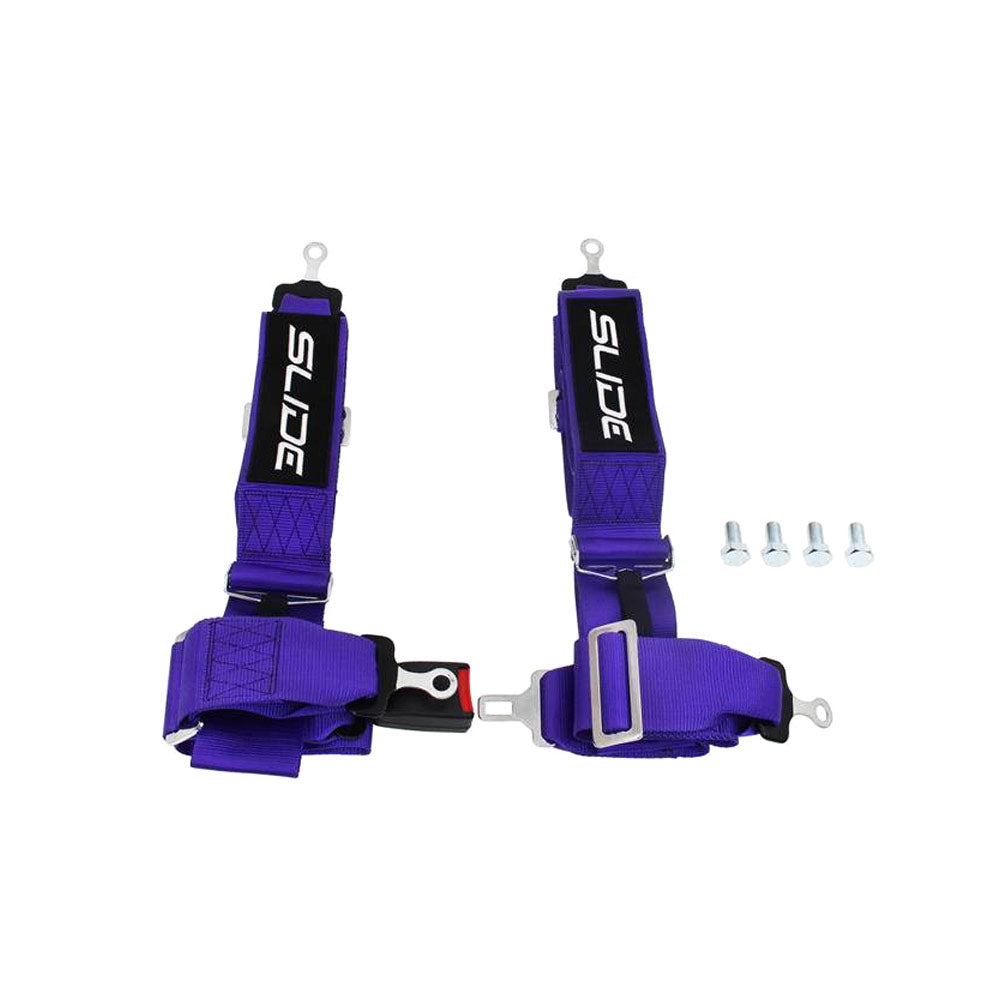 SLIDE 4-Punkt Sicherheitsgurt 3" lila
