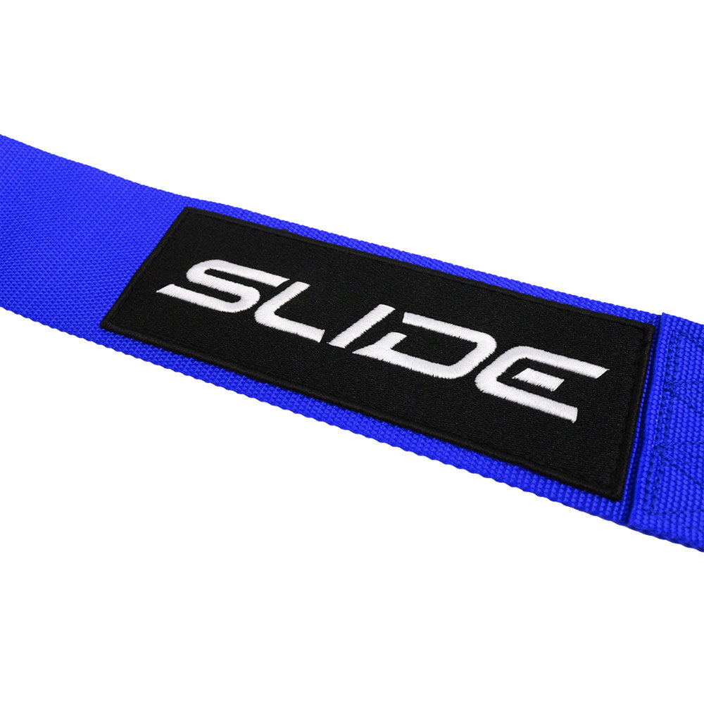 SLIDE 5-Punkt Sicherheitsgurt 3" mit Schnellverschluss Drehknopf blau (SFI)