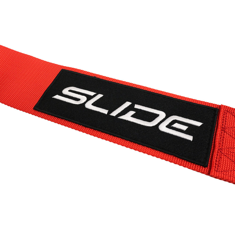 SLIDE 5-Punkt Sicherheitsgurt 3" mit Schnellverschluss Drehknopf rot (SFI)