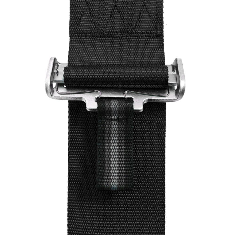 SLIDE 5-Punkt Sicherheitsgurt 3" mit Schnellverschluss Drehknopf schwarz (SFI)