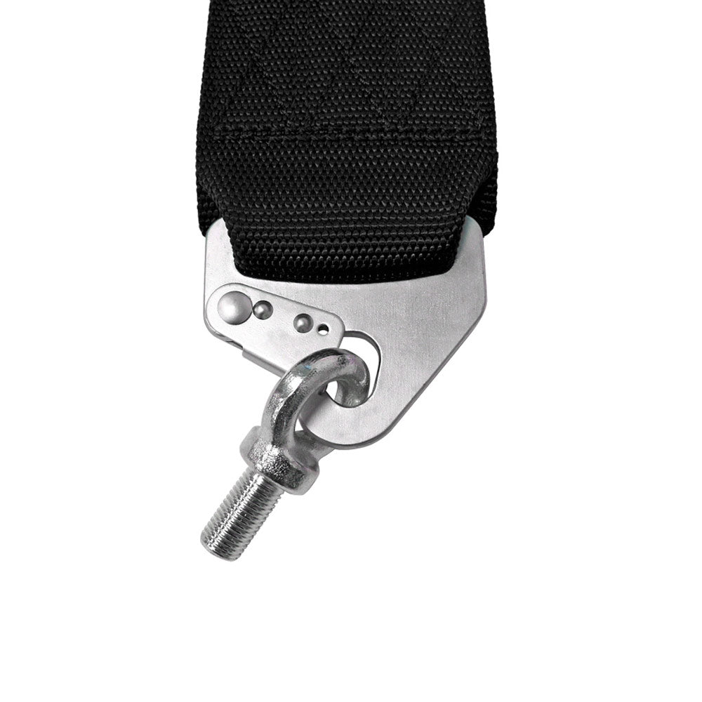 SLIDE 5-Punkt Sicherheitsgurt 3" mit Schnellverschluss Drehknopf schwarz (SFI)