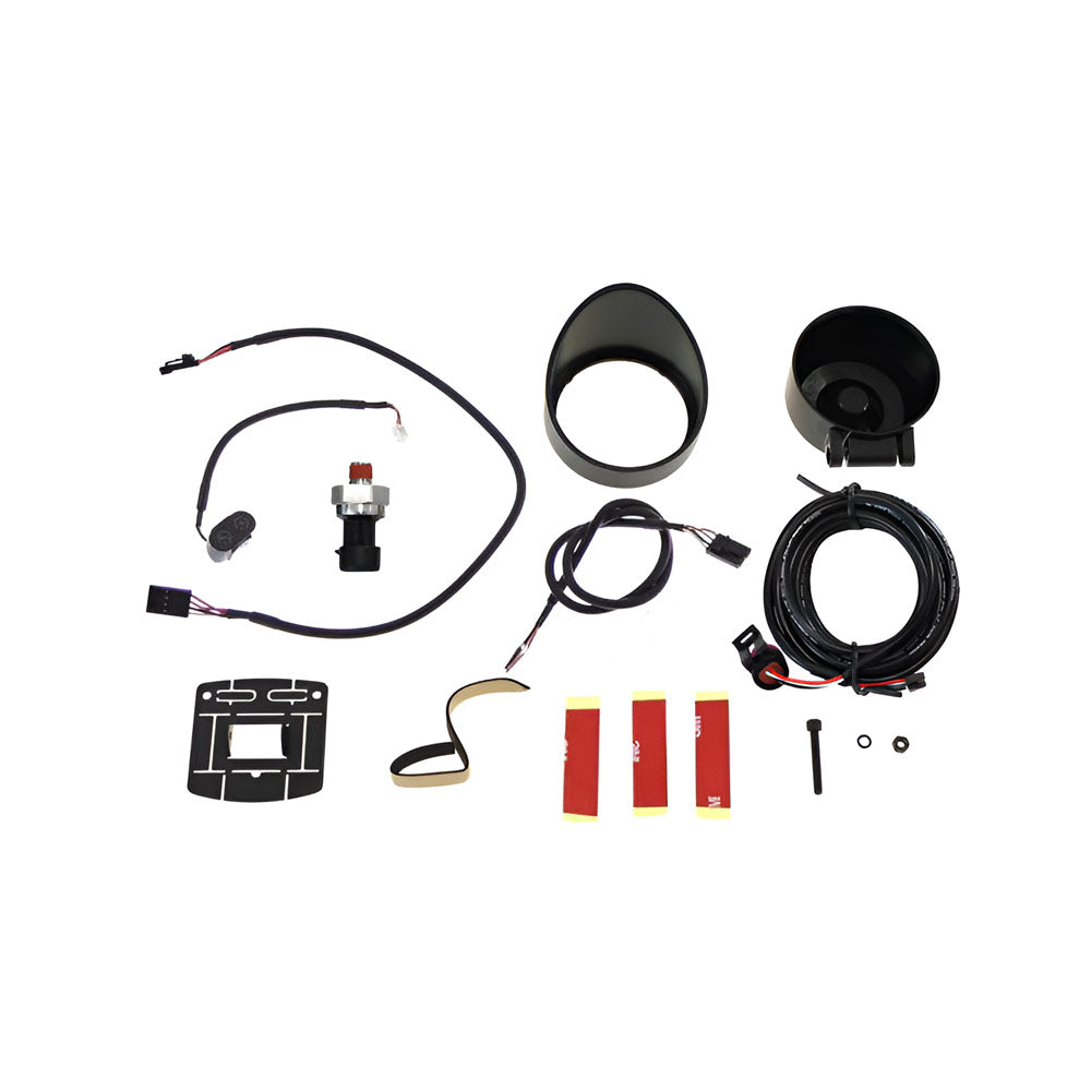 SLIDE Benzindruck Anzeige 52 mm (mit Warnleuchte)