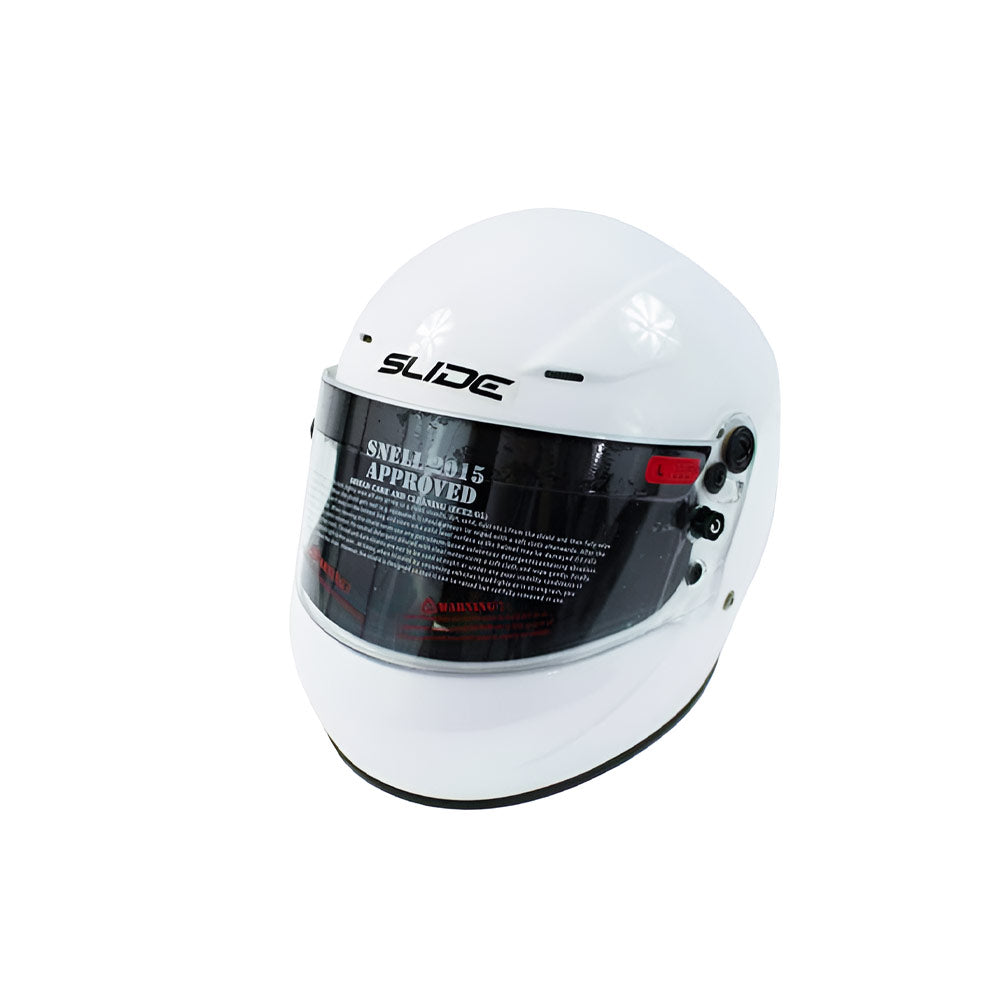 SLIDE BF1-790 Motorsport Helm weiss Hans (SNELL SA2015)