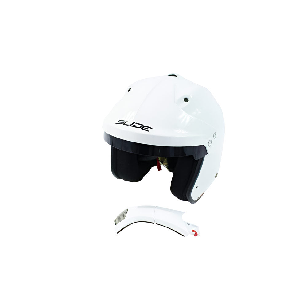 SLIDE BF1-R81 Motorsport Helm weiss (SNELL SA2015)