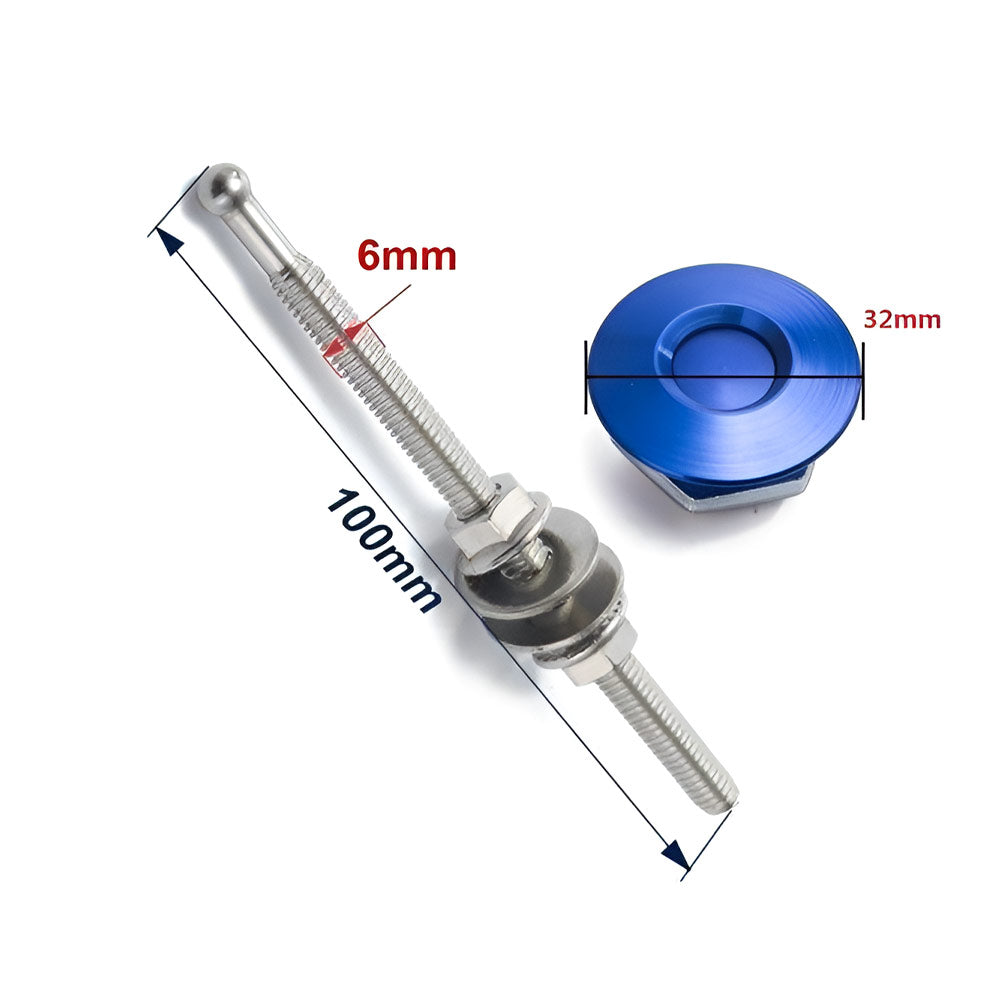 SLIDE Bumper Schnellverschluss Stossstangenbefestigung Quick Release blau Universal (Aluminium/Stahl)