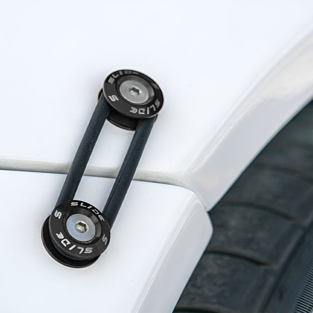 SLIDE Bumper Schnellverschluss Stossstangenbefestigung Quick Release schwarz Universal (Aluminium)