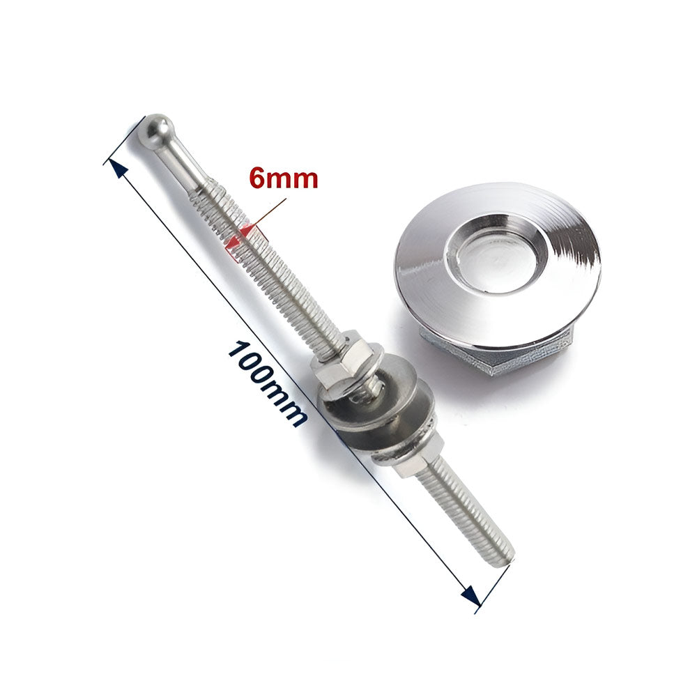 SLIDE Bumper Schnellverschluss Stossstangenbefestigung Quick Release silber Universal (Aluminium/Stahl)