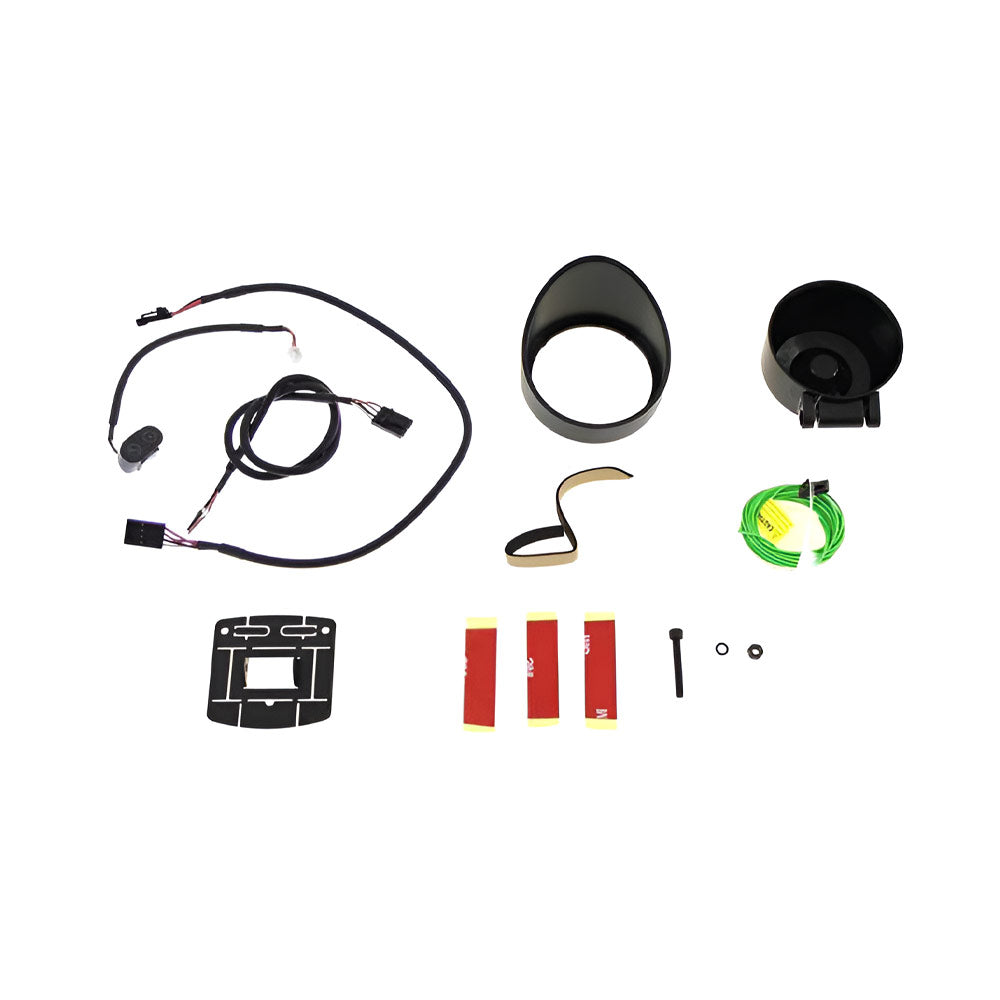 SLIDE Drehzahlmesser Anzeige 52 mm (mit Warnleuchte)