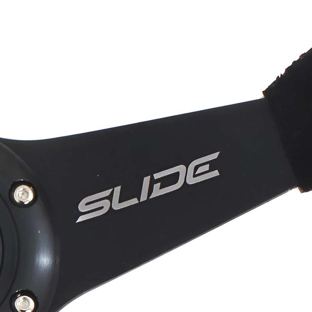 SLIDE Kaido Race DS Sportlenkrad Wildleder schwarz (flach geschüsselt)