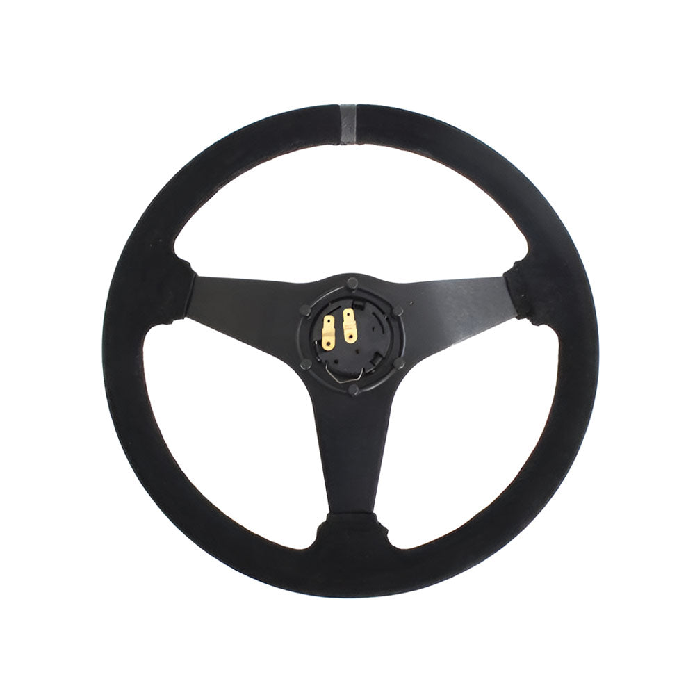 SLIDE Kaido Race DS Sportlenkrad Wildleder schwarz (flach geschüsselt)