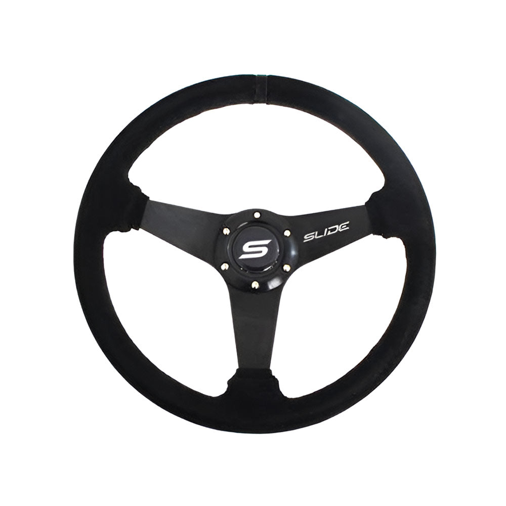 SLIDE Kaido Race KS Sportlenkrad Wildleder schwarz (flach geschüsselt)