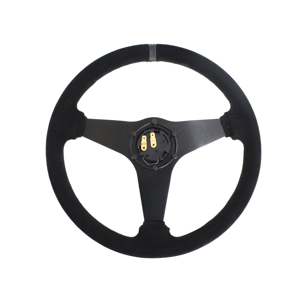 SLIDE Kaido Race XS Sportlenkrad Wildleder schwarz (flach geschüsselt)