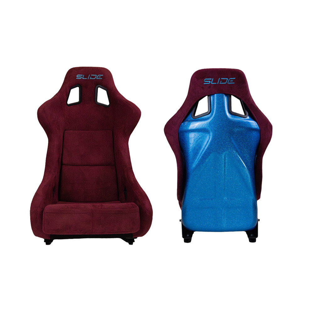 SLIDE KS2 Rennsitz Wildleder dunkelviolett / blau Glanz
