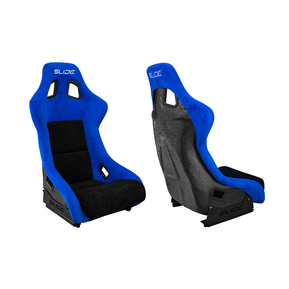 SLIDE KS2 Rennsitz Wildleder schwarz / blau