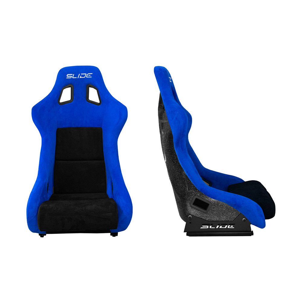 SLIDE KS2 Rennsitz Wildleder schwarz / blau