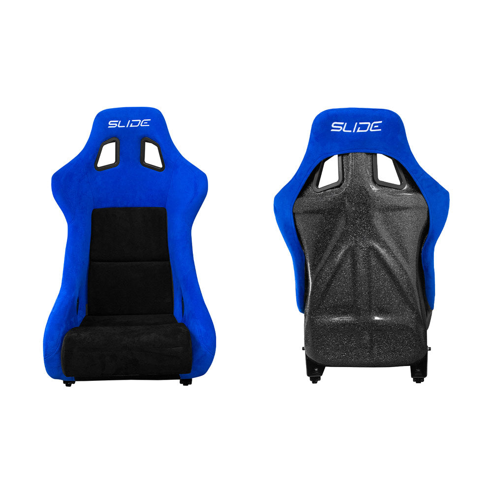 SLIDE KS2 Rennsitz Wildleder schwarz / blau