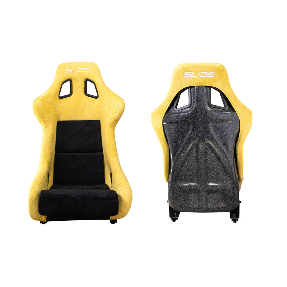 SLIDE KS2 Rennsitz Wildleder schwarz / gelb
