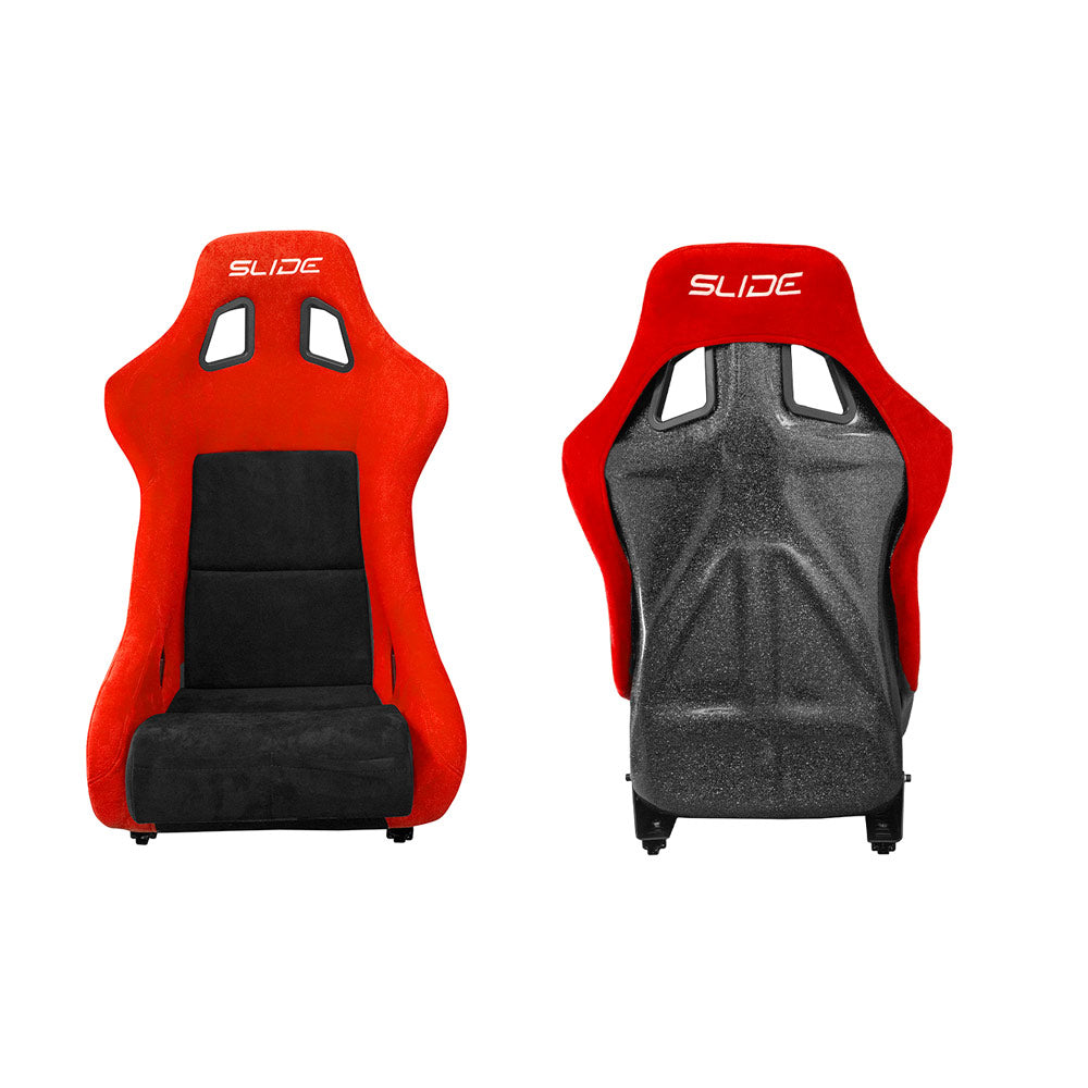 SLIDE KS2 Rennsitz Wildleder schwarz / rot