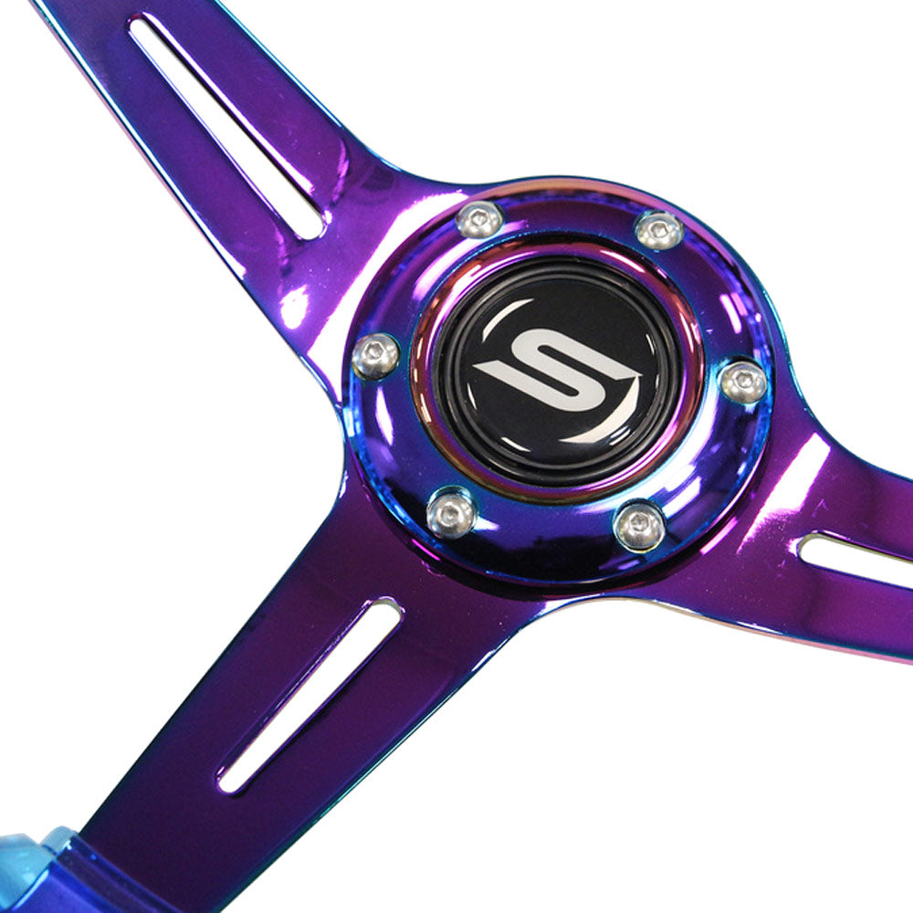 SLIDE Manji Sportlenkrad Acryl Blau (geschüsselt)