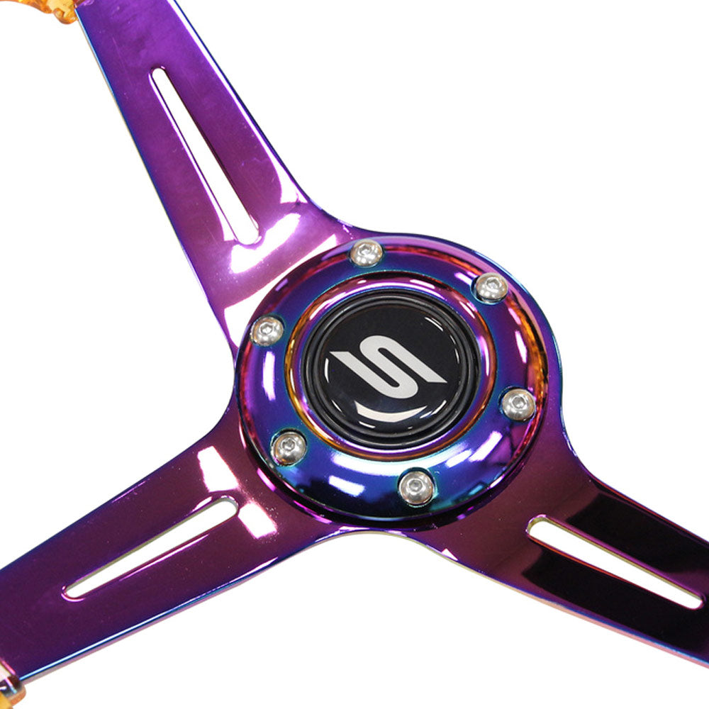 SLIDE Manji Sportlenkrad Acryl Orange (geschüsselt)