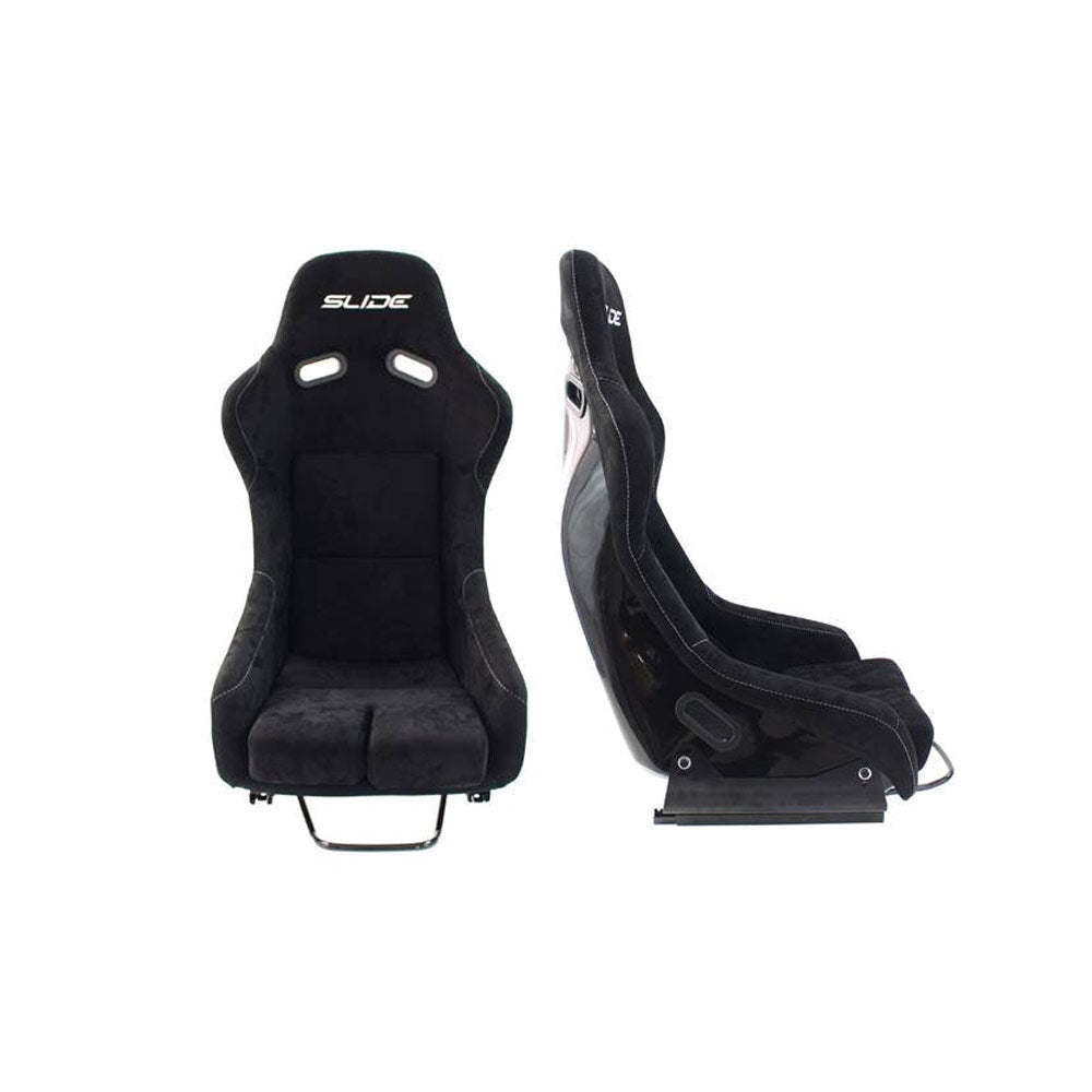 SLIDE RS Rennsitz Wildleder schwarz