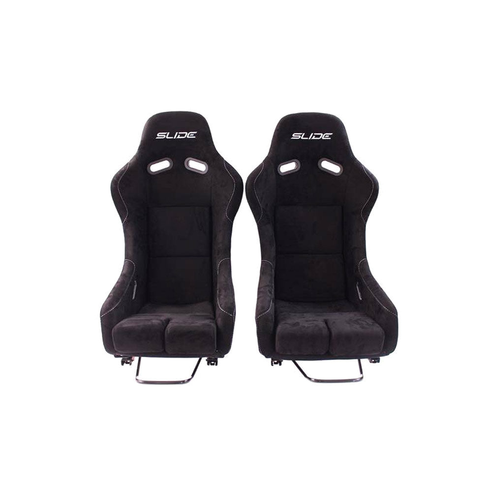 SLIDE RS Rennsitz Wildleder schwarz