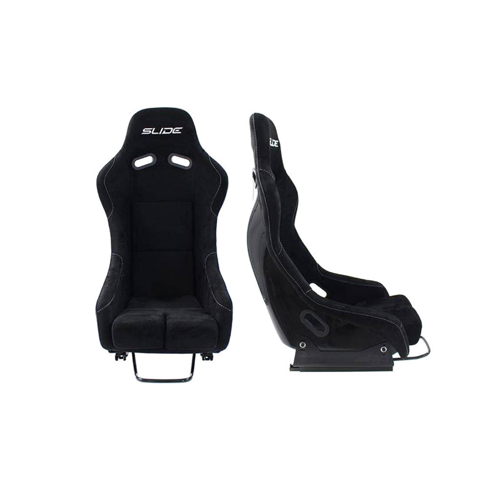 SLIDE RS Rennsitz Wildleder schwarz