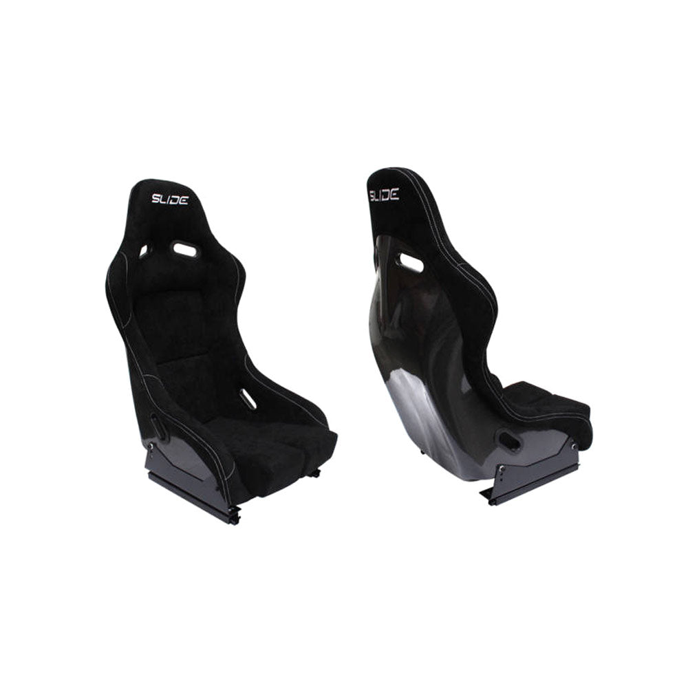 SLIDE RS Rennsitz Wildleder schwarz Carbon