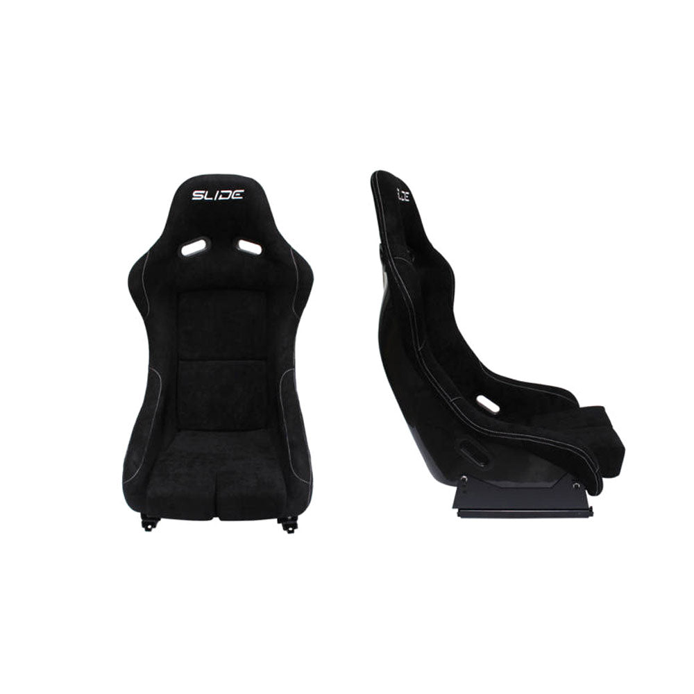 SLIDE RS Rennsitz Wildleder schwarz Carbon