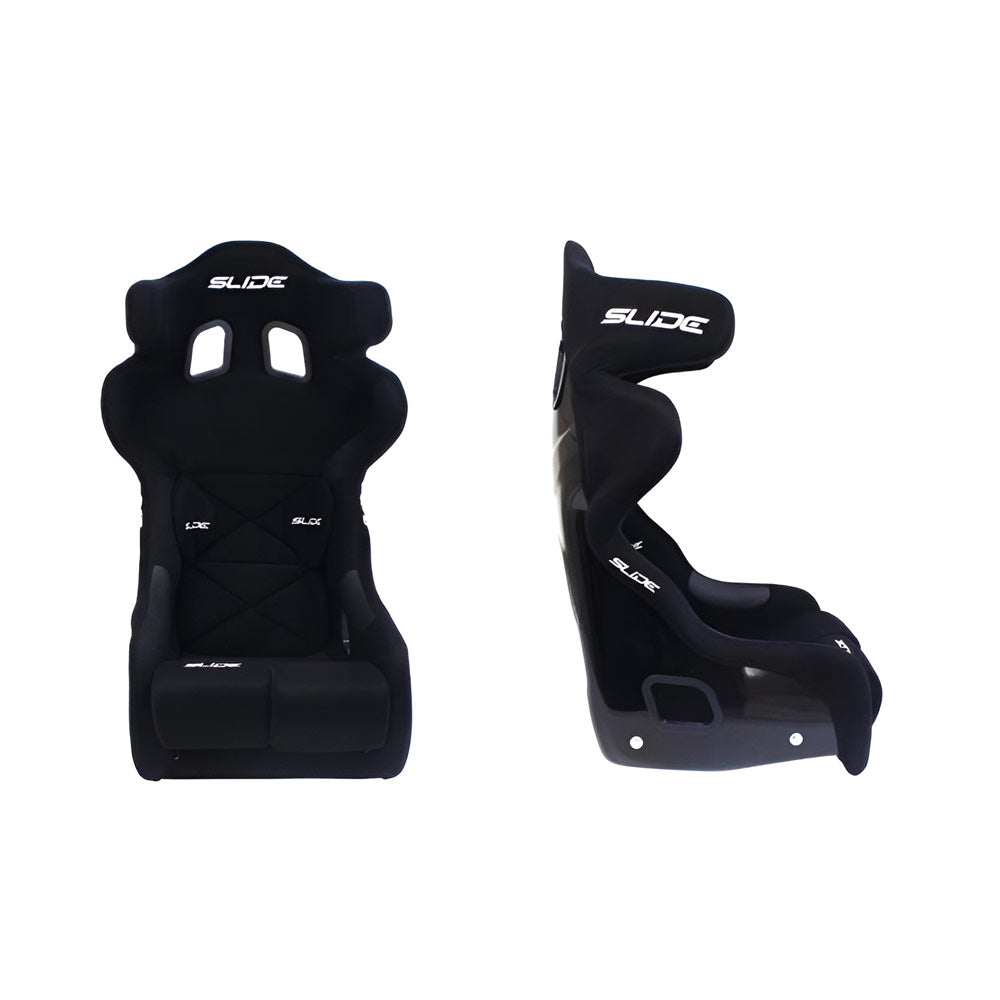 SLIDE RS7 Rennsitz Wildleder schwarz (FIA)