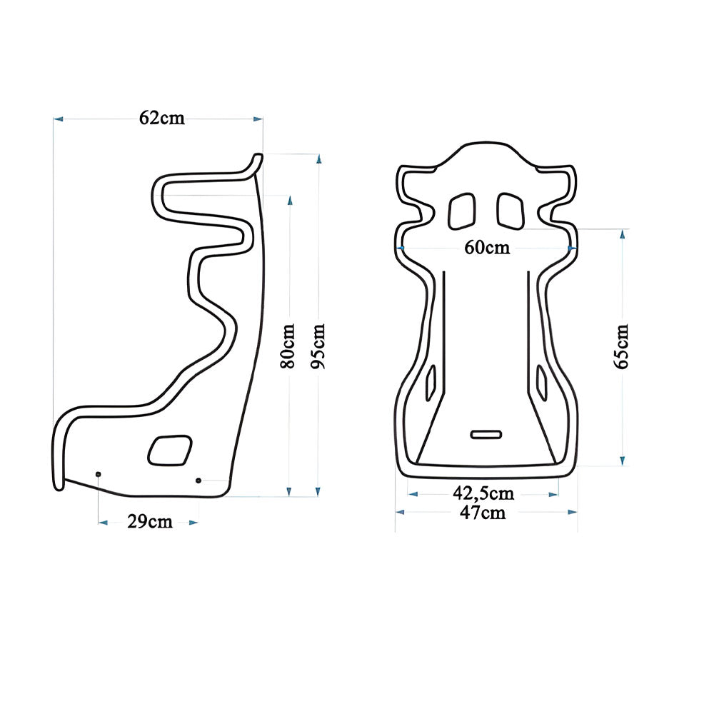 SLIDE RS7 Rennsitz Wildleder schwarz (FIA)