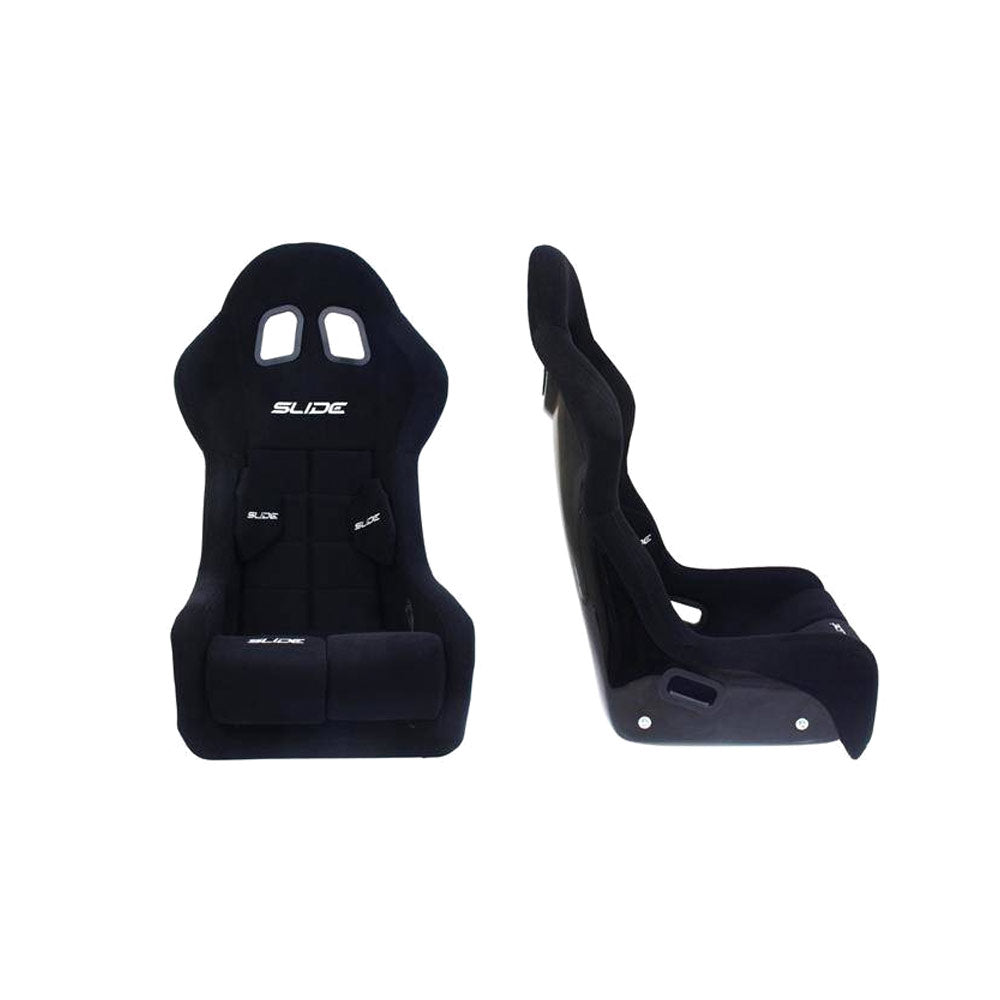 SLIDE RTS Rennsitz Wildleder schwarz (FIA)