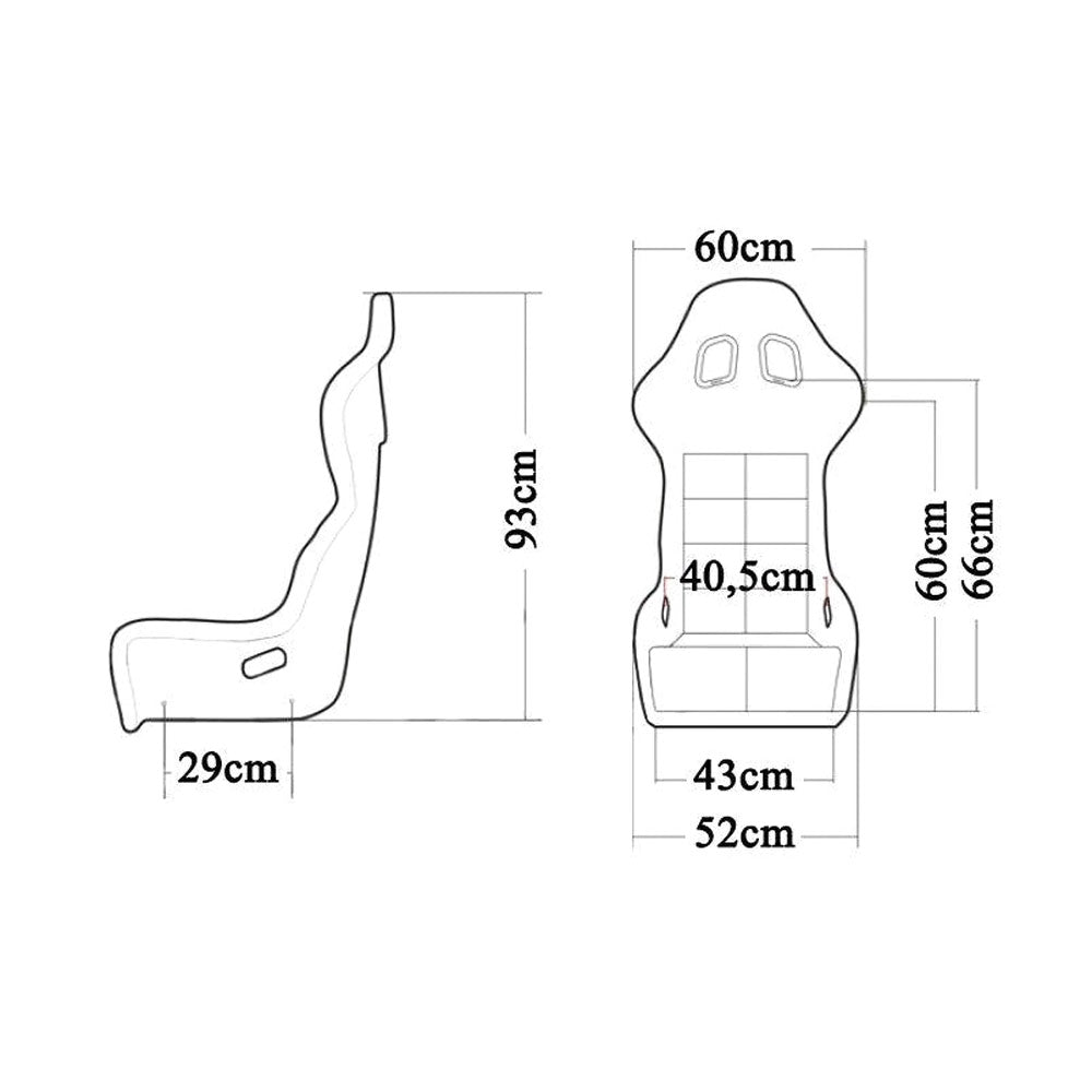 SLIDE RTS Rennsitz Wildleder schwarz (FIA)