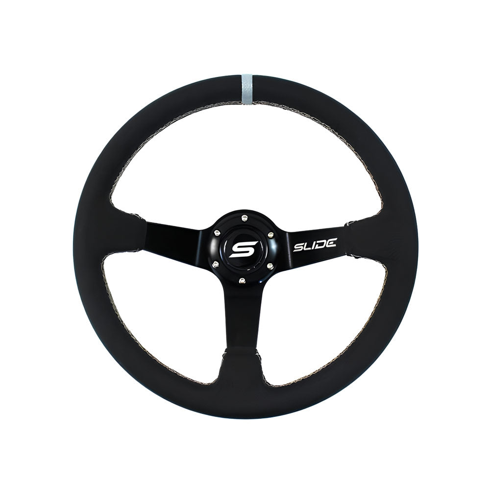 SLIDE Touge Race DS Sportlenkrad Leder schwarz (geschüsselt)