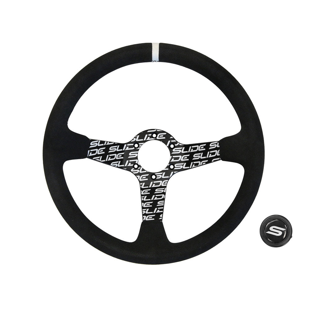 SLIDE Touge Race WS Sportlenkrad Wildleder schwarz (geschüsselt)