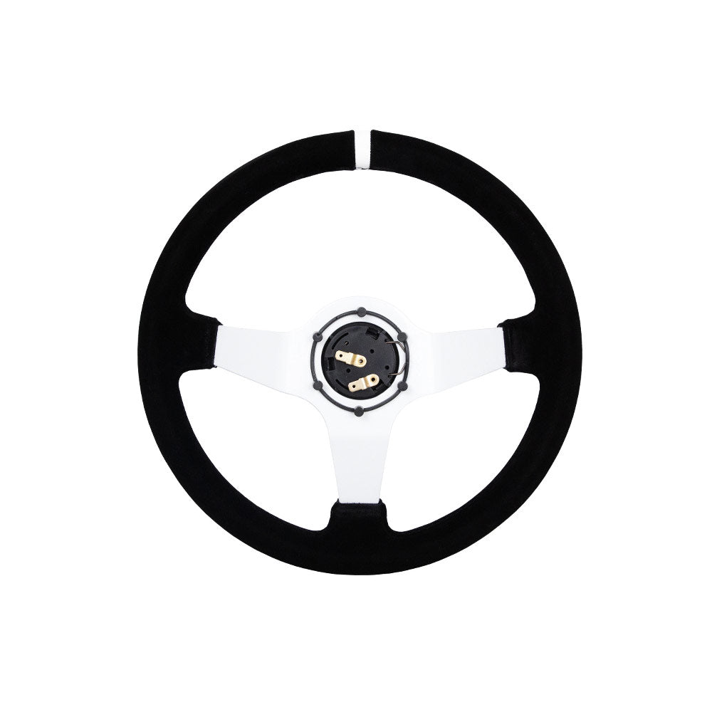 SLIDE Touge Race WS Sportlenkrad Wildleder Weiß (geschüsselt)