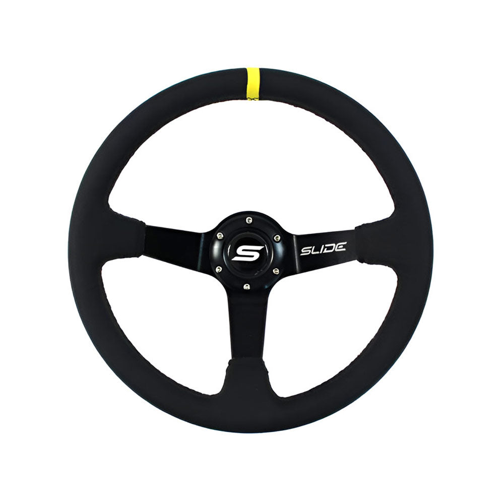 SLIDE Touge Race YS Sportlenkrad Leder schwarz (geschüsselt)