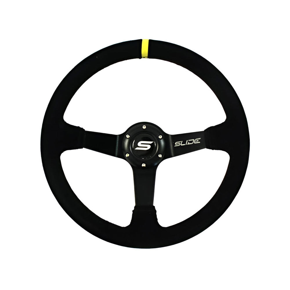 SLIDE Touge Race YS Sportlenkrad Wildleder schwarz (geschüsselt)