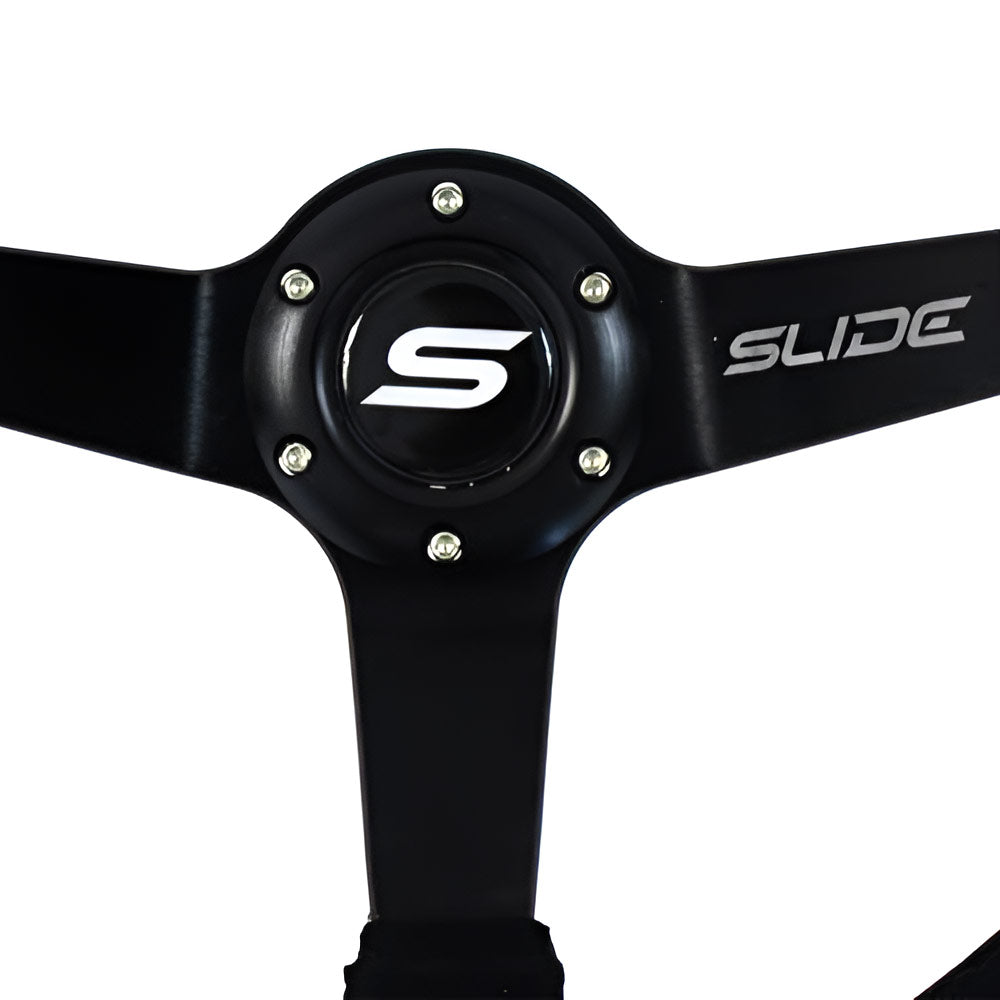 SLIDE Touge Race YS Sportlenkrad Wildleder schwarz (geschüsselt)
