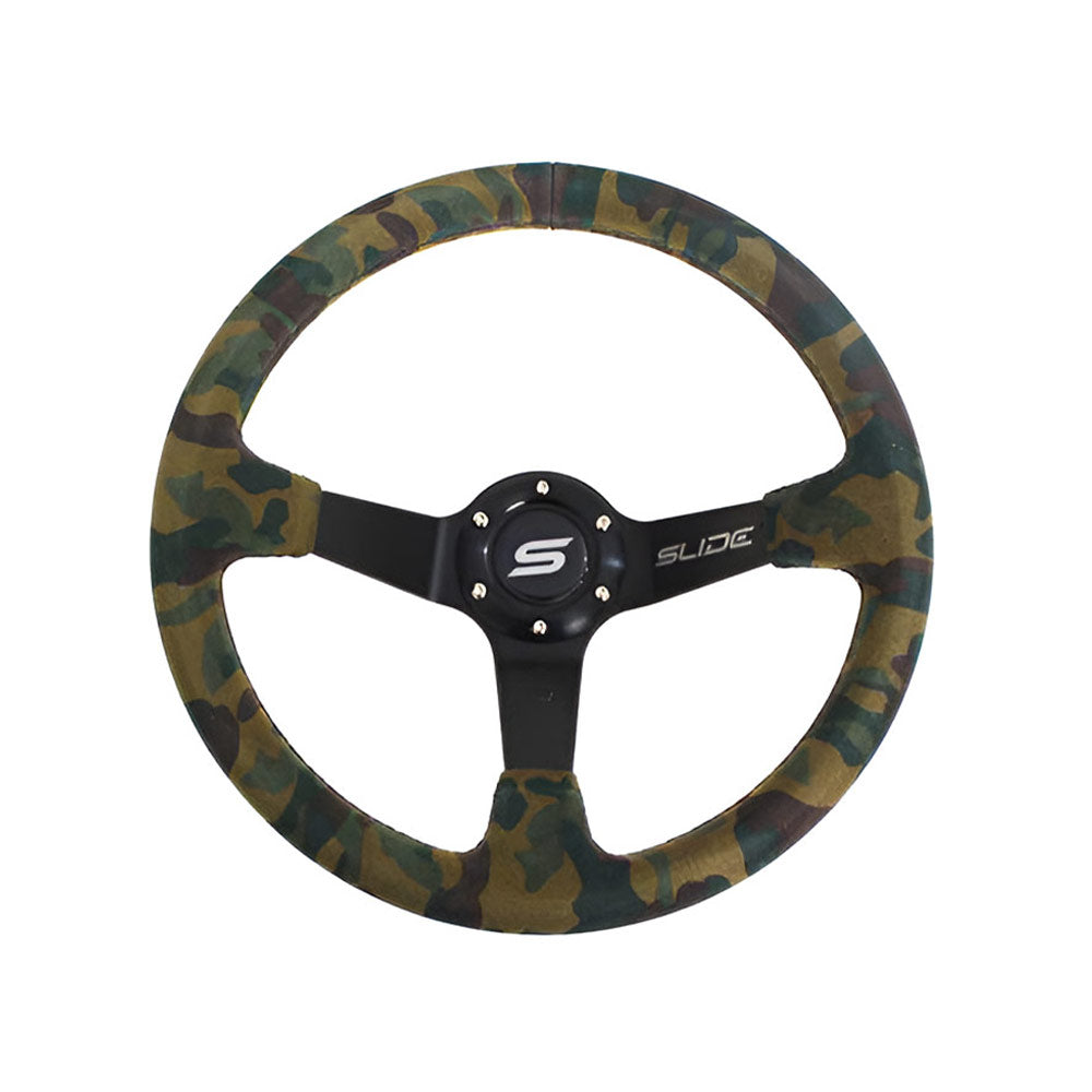SLIDE Touge Sportlenkrad Wildleder Camo (geschüsselt)