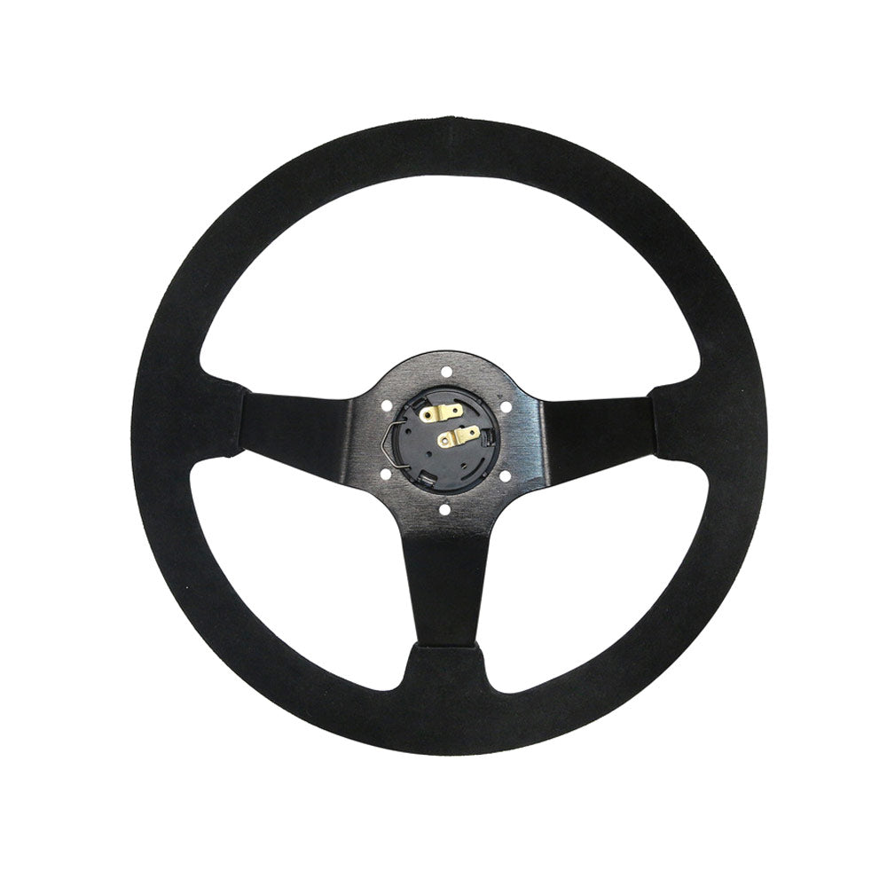 SLIDE Touge Sportlenkrad Wildleder schwarz Motorsport Design (geschüsselt)