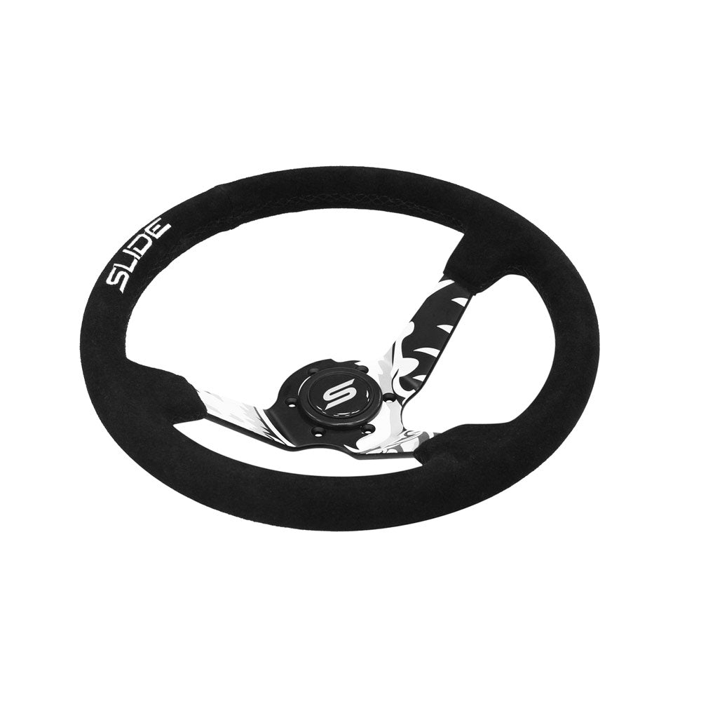 SLIDE Touge Sportlenkrad Wildleder schwarz Urban Design (geschüsselt)