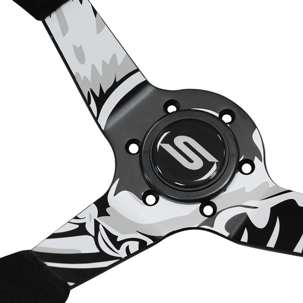 SLIDE Touge Sportlenkrad Wildleder schwarz Urban Design (geschüsselt)