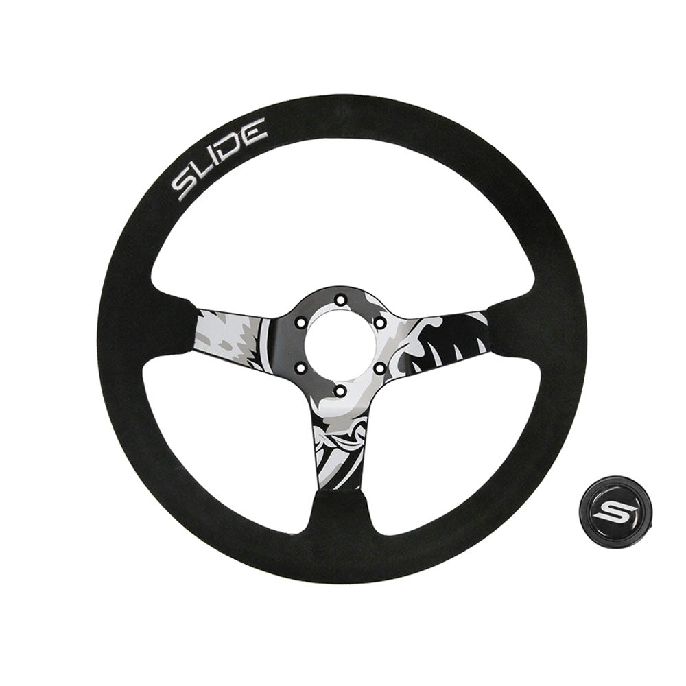 SLIDE Touge Sportlenkrad Wildleder schwarz Urban Design (geschüsselt)