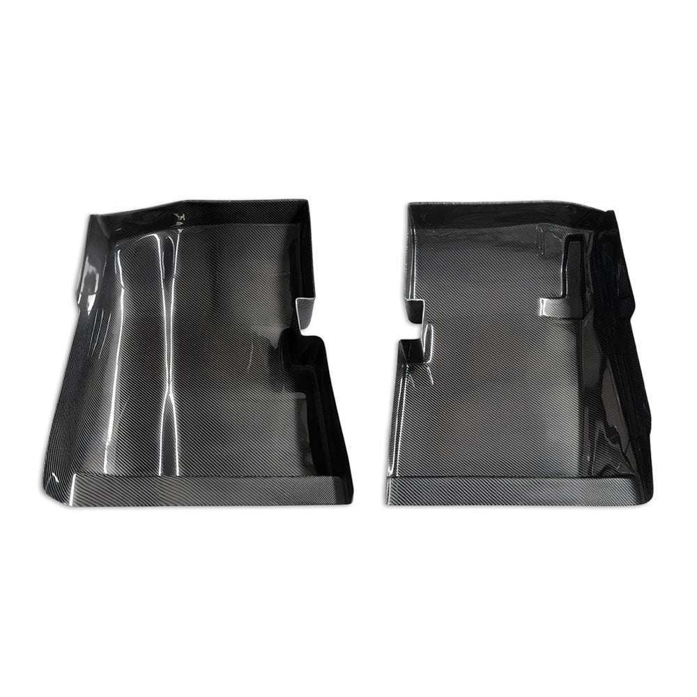 SLIDE Trittbretter Bodenbleche passend für BMW E81 E82 E92 (Carbon)