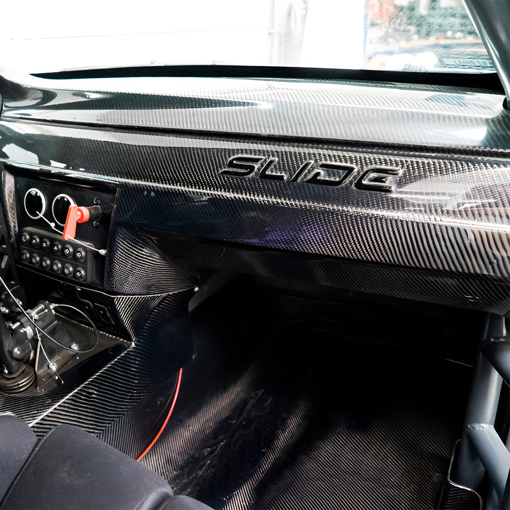 SLIDE Trittbretter Bodenbleche passend für BMW E81 E82 E92 (Carbon)